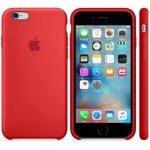 Apple Silicone Case - оригинален силиконов кейс за iPhone 6, iPhone 6S (тъмночервен) 2