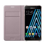 Samsung Flip Cover EF-WA310PZEGWW - оригинален кожен кейс за Samsung Galaxy A3 (2016) (розово злато) 1