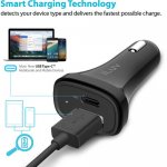iLuv MobiSeal2 USB-C Car Charger - зарядно за кола с USB-C и USB-А изходи за зареждане на мобилни устройства 5