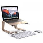 Griffin Elevator Computer Laptop Stand - настолна алуминиева поставка за MacBook и лаптопи (златиста) 1