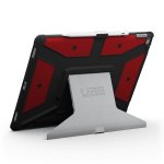 Urban Armor Gear Case - удароустойчив хибриден кейс от най-висок клас за iPad Pro 12.9 (червен) 3