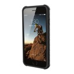 Urban Armor Gear Monarch Platinum - удароустойчив хибриден кейс за iPhone 8, iPhone 7, iPhone 6S, iPhone 6 (сребрист-черен) 4