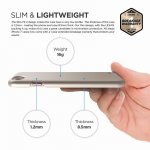 Elago S7 Slim Fit 2 Case + HD Clear Film - поликарбонатов кейс и HD покритие за iPhone 8, iPhone 7 (златист) 1