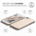 Elago S7 Slim Fit 2 Case + HD Clear Film - поликарбонатов кейс и HD покритие за iPhone 8, iPhone 7 (златист) 3