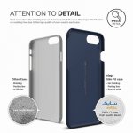 Elago S7 Slim Fit 2 Case + HD Clear Film - поликарбонатов кейс и HD покритие за iPhone 8, iPhone 7 (тъмносин) 5
