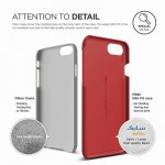 Elago S7 Slim Fit 2 Case + HD Clear Film - поликарбонатов кейс и HD покритие за iPhone 8, iPhone 7 (червен) 5