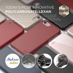 Elago S7 Slim Fit 2 Case + HD Clear Film - поликарбонатов кейс и HD покритие за iPhone 8, iPhone 7 (червен) 4