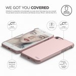 Elago S7 Slim Fit 2 Case + HD Clear Film - поликарбонатов кейс и HD покритие за iPhone 8, iPhone 7 (розово злато) 3