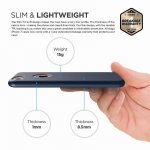 Elago S7 Slim Fit Soft Case + HD Clear Film - тънък силиконов калъф и HD покритие за iPhone 8, iPhone 7 (тъмносин-мат) 4