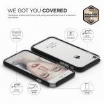 Elago Bumper Case - бъмпер и комплект защитни покрития за дисплея и задната част за iPhone 8, iPhone 7 (черен) 2
