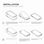 Elago Dualistic Case - хибриден кейс (поликарбонат + TPU) и HD покритие за iPhone 8, iPhone 7 (черен) 7