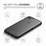 Elago Dualistic Case - хибриден кейс (поликарбонат + TPU) и HD покритие за iPhone 8, iPhone 7 (черен) 4