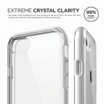 Elago Dualistic Case - хибриден кейс (поликарбонат + TPU) и HD покритие за iPhone 8, iPhone 7 (бял) 1