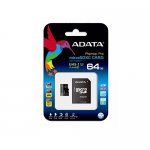 Adata Premier Pro microSDXC/SDHC 64GB UHS-I U3 (клас 10) - MicroSDXC U3 памет със SD адаптер за устройства с MicroSD (подходяща за 4K видео и GoPro) 5