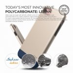 Elago S7 Glide Case + HD Clear Film - поликарбонатов кейс и HD покритие за iPhone 8, iPhone 7 (златист-тъмносин) 3