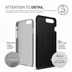 Elago S7 Slim Fit 2 Case + HD Clear Film - поликарбонатов кейс и HD покритие за iPhone 8 Plus, iPhone 7 Plus (черен-мат) 4