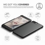 Elago S7 Slim Fit 2 Case + HD Clear Film - поликарбонатов кейс и HD покритие за iPhone 8 Plus, iPhone 7 Plus (черен-мат) 3