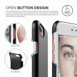 Elago S7 Slim Fit 2 Case + HD Clear Film - поликарбонатов кейс и HD покритие за iPhone 8 Plus, iPhone 7 Plus (черен-мат) 1