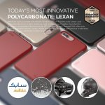 Elago S7 Slim Fit 2 Case + HD Clear Film - поликарбонатов кейс и HD покритие за iPhone 8 Plus, iPhone 7 Plus (червен) 5