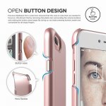 Elago S7 Slim Fit 2 Case + HD Clear Film - поликарбонатов кейс и HD покритие за iPhone 8 Plus, iPhone 7 Plus (розово злато) 2