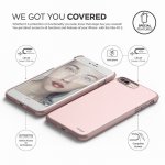 Elago S7 Slim Fit 2 Case + HD Clear Film - поликарбонатов кейс и HD покритие за iPhone 8 Plus, iPhone 7 Plus (розово злато) 3