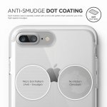 Elago S7 Cushion Case + HD Clear Film - силиконов калъф и HD покритие за iPhone 8 Plus, iPhone 7 Plus (прозрачен) 5