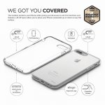 Elago S7 Cushion Case + HD Clear Film - силиконов калъф и HD покритие за iPhone 8 Plus, iPhone 7 Plus (прозрачен) 3