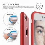Elago S7 Slim Fit Soft Case + HD Clear Film - тънък силиконов калъф и HD покритие за iPhone 8 Plus, iPhone 7 Plus (червен) 3