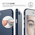 Elago Inner Core Case - тънък полипропиленов кейс (0.4 mm) и HD покритие за iPhone 8 Plus, iPhone 7 Plus (тъмносин) 4