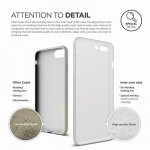 Elago Inner Core Case - тънък полипропиленов кейс (0.4 mm) и HD покритие за iPhone 8 Plus, iPhone 7 Plus (бял) 6