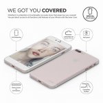 Elago Inner Core Case - тънък полипропиленов кейс (0.4 mm) и HD покритие за iPhone 8 Plus, iPhone 7 Plus (бял) 5