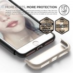 Elago S7 Glide Case + HD Clear Film - поликарбонатов кейс и HD покритие за iPhone 8 Plus, iPhone 7 Plus (черен-златист) 3