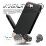 Elago S7 Glide Case + HD Clear Film - поликарбонатов кейс и HD покритие за iPhone 8 Plus, iPhone 7 Plus (черен-златист) 5