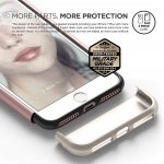 Elago S7 Glide Case + HD Clear Film - поликарбонатов кейс и HD покритие за iPhone 8 Plus, iPhone 7 Plus (розово злато) 6