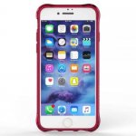 Ballistic Jewel Essence Case - хибриден удароустойчив кейс за iPhone 8, iPhone 7 (прозрачен с червена рамка) 4