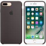 Apple Silicone Case - оригинален силиконов кейс за iPhone 8 Plus, iPhone 7 Plus (тъмнокафяв) 4