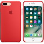 Apple Silicone Case - оригинален силиконов кейс за iPhone 8 Plus, iPhone 7 Plus (червен) 2