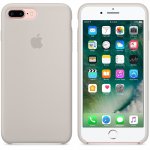 Apple Silicone Case - оригинален силиконов кейс за iPhone 8 Plus, iPhone 7 Plus (бежов) 4