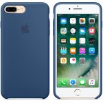 Apple Silicone Case - оригинален силиконов кейс за iPhone 8 Plus, iPhone 7 Plus (син) 2