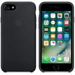 Apple Silicone Case - оригинален силиконов кейс за iPhone 8, iPhone 7 (черен) 2