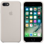Apple Silicone Case - оригинален силиконов кейс за iPhone 8, iPhone 7 (бежав) 2