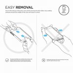 Elago S7 Glide Case + HD Clear Film - поликарбонатов кейс и HD покритие за iPhone 8, iPhone 7 (червен-черен) 7