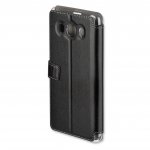 4smarts Supremo Book Flip Case - кожен калъф с поставка и отделение за кр. карта за Samsung Galaxy J1 (2016) (черен) 1