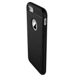 Verus Simpli Fit Case - удароустойчив силиконов калъф за iPhone 8, iPhone 7 (черен) 1