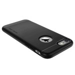 Verus Simpli Fit Case - удароустойчив силиконов калъф за iPhone 8, iPhone 7 (черен) 3