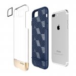 Prodigee Stencil Case - хибриден удароустойчив кейс за iPhone 8 Plus, iPhone 7 Plus (тъмносин) 1