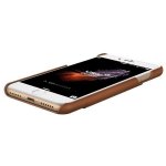 Verus Simpli Leather Case - кожен кейс с поставка и джоб за кредитна карта за iPhone 8, iPhone 7 (кафяв) 3