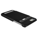 Verus Simpli Leather Case - кожен кейс с поставка и джоб за кредитна карта за iPhone 8, iPhone 7 (черен) 4