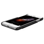 Verus Simpli Leather Case - кожен кейс с поставка и джоб за кредитна карта за iPhone 8, iPhone 7 (черен) 3