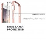 Verus Crystal Bumper Case - хибриден удароустойчив кейс за iPhone 8, iPhone 7 (розово злато-прозрачен) 2